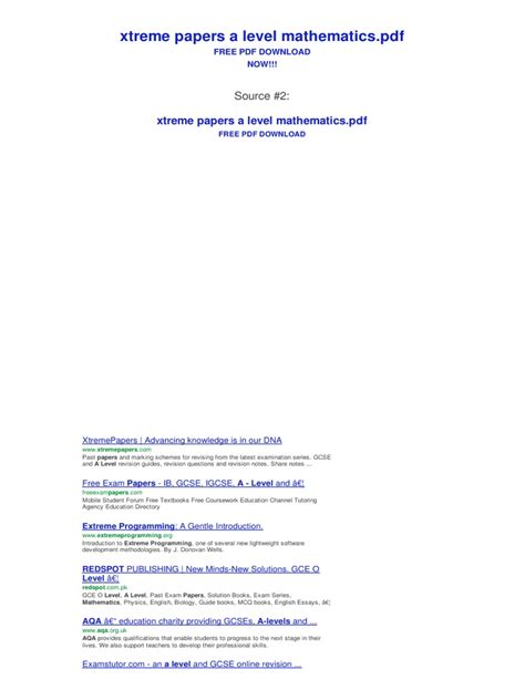 past a level papers xtreme papers Epub