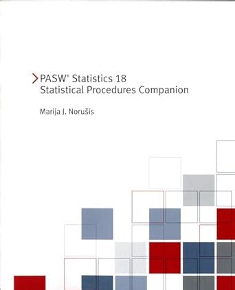 pasw statistics 18 statistical procedures companion Doc