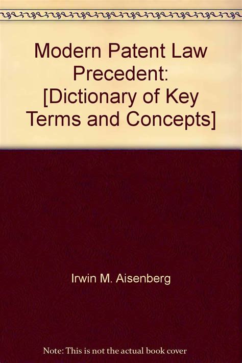 patent law precedent key terms and concepts PDF