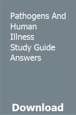 pathogens and human illness study guide answers PDF