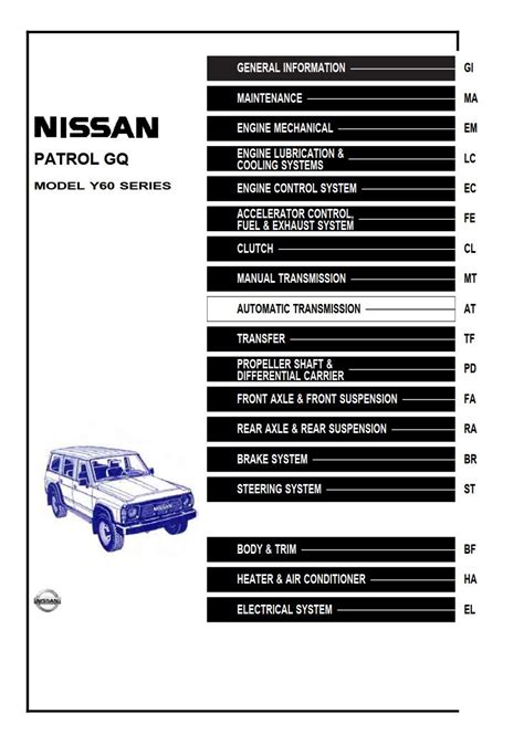 patrol y60 service manual Doc