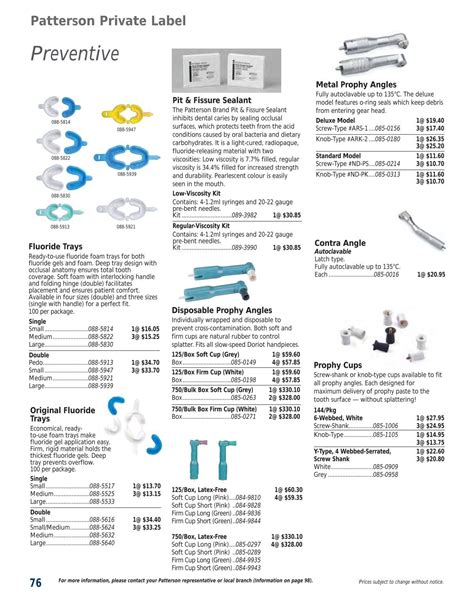 Patterson Office Supplies Catalog