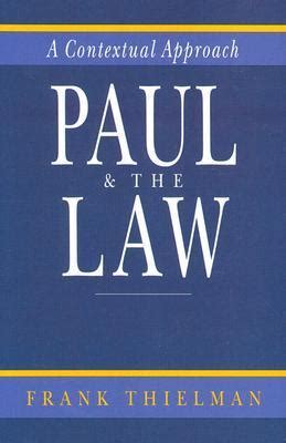 paul and the law a contextual approach PDF