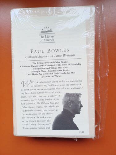 paul bowles collected stories and later writings library of america Doc