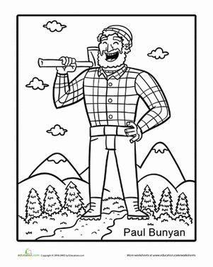 paul bunyan worksheets Doc