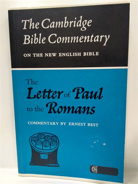 pauls letter to the romans a commentary Reader