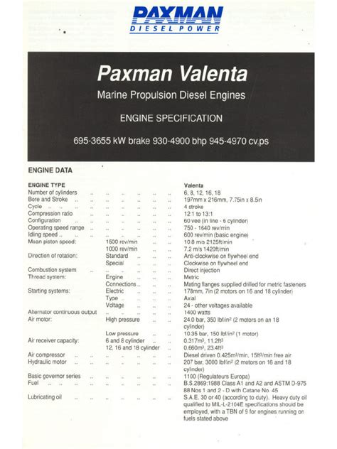 paxman engine maintenance manual Kindle Editon