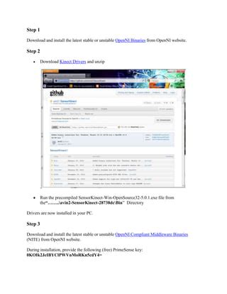 pc kinect installation guide Epub