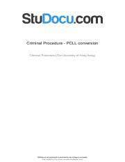 pcll conversion criminal procedure Ebook Kindle Editon