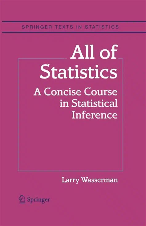 pdf all of statistics concise course in Reader