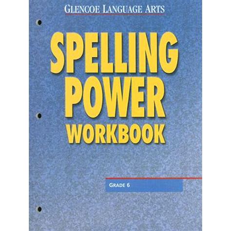 pdf and spelling power workbook grade 6 and glencoe Reader