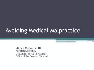 pdf avoiding medical malpractice Reader