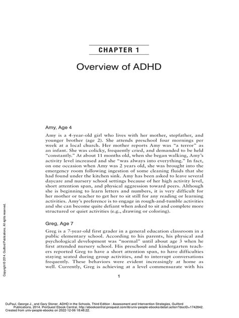 pdf book adhd schools third assessment intervention Doc