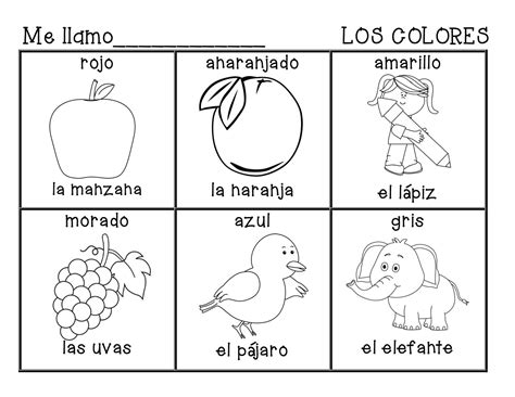 pdf book color spanish phrases little activity Epub