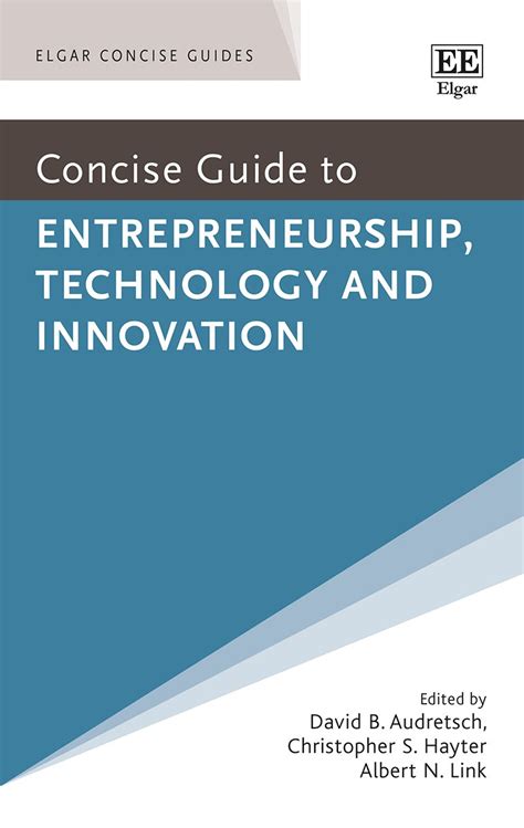 pdf book concise entrepreneurship technology innovation guides Doc