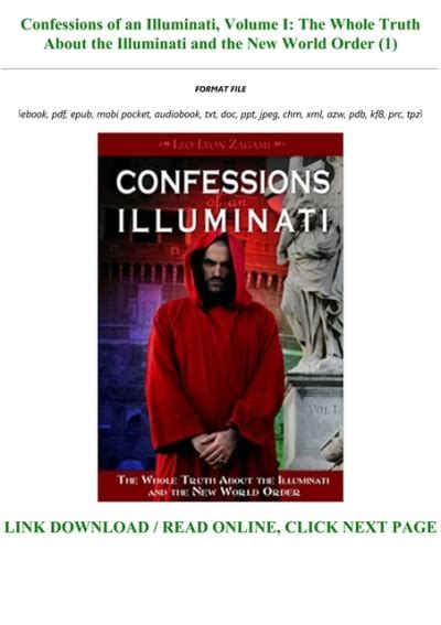 pdf book confessions illuminati whole truth about Reader
