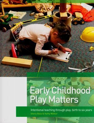 pdf book early childhood play matters intentional Epub