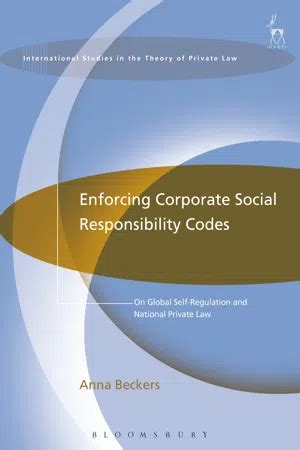 pdf book enforcing corporate social responsibility codes PDF