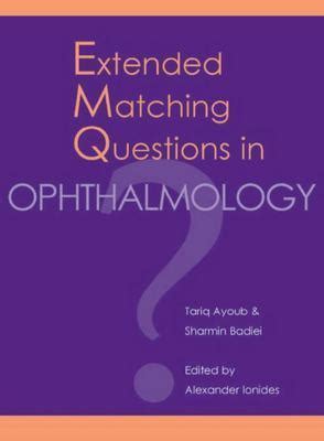 pdf book extended matching questions ophthalmology tariq Kindle Editon
