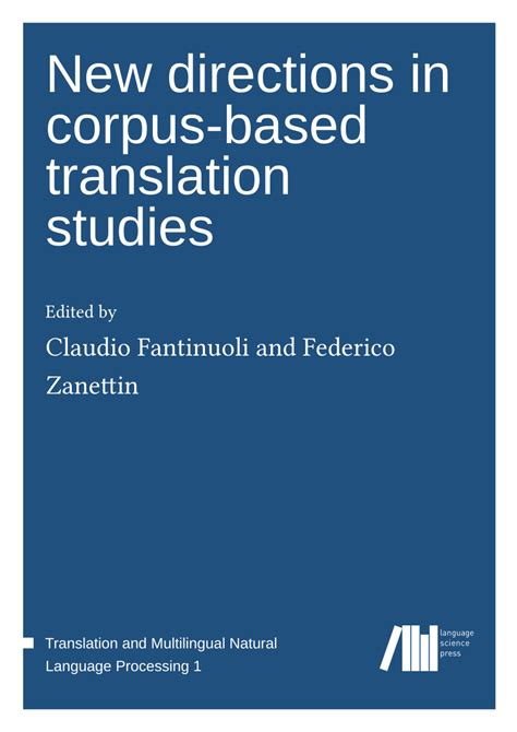 pdf book introducing corpus based translation studies frontiers Reader
