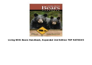 pdf book living bears handbook expanded 2nd Reader