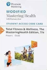 pdf book masteringhealth pearson standalone fitness wellness PDF