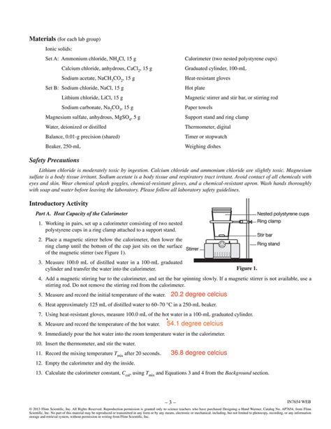 pdf chemistry designing a hand warmer lab answers Ebook Kindle Editon