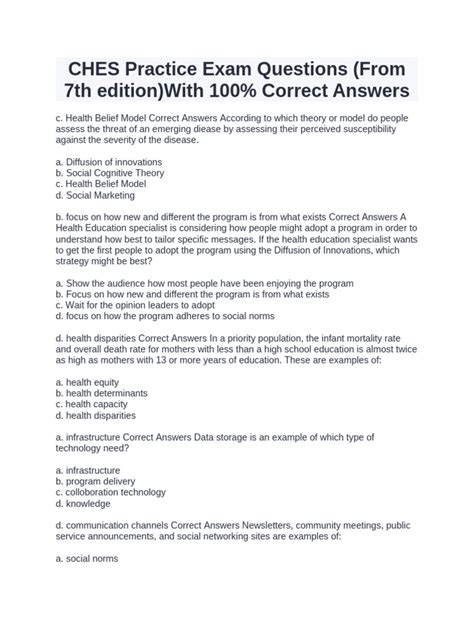 pdf ches exam study questions read free ebooks with Ebook Reader