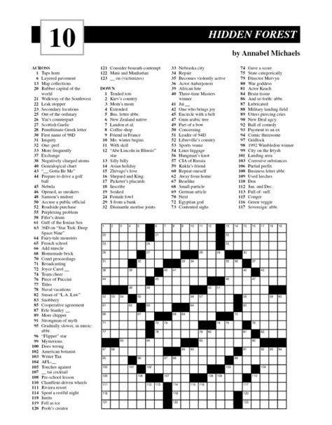 pdf chicago tribune sunday crossword Doc