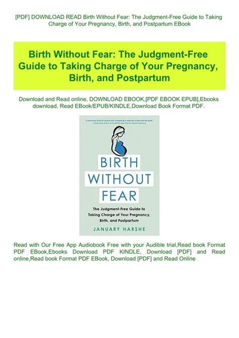 pdf download birth without fear Epub