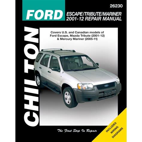 pdf download chiltons ford escape tribute mariner 2001 11 Epub