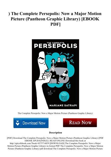 pdf download complete persepolis now Kindle Editon