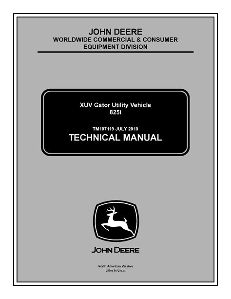 pdf ebook john deere 825i xuv gator utility vehicle technical manual Doc