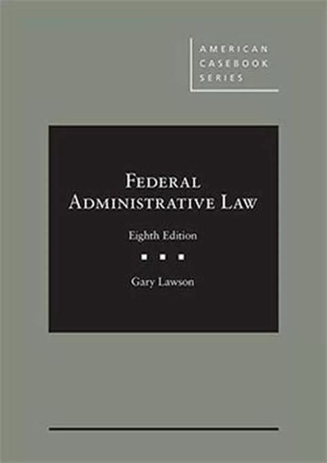 pdf federal administrative law american Epub