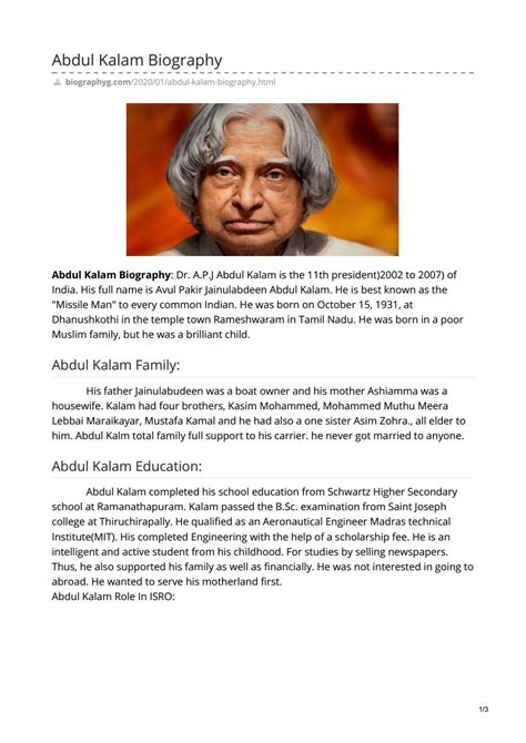 pdf file of biography apj abdul kalam download PDF