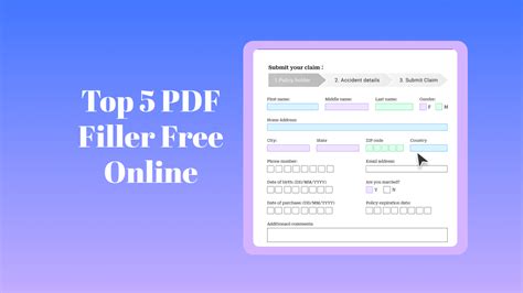 pdf filler free online Doc