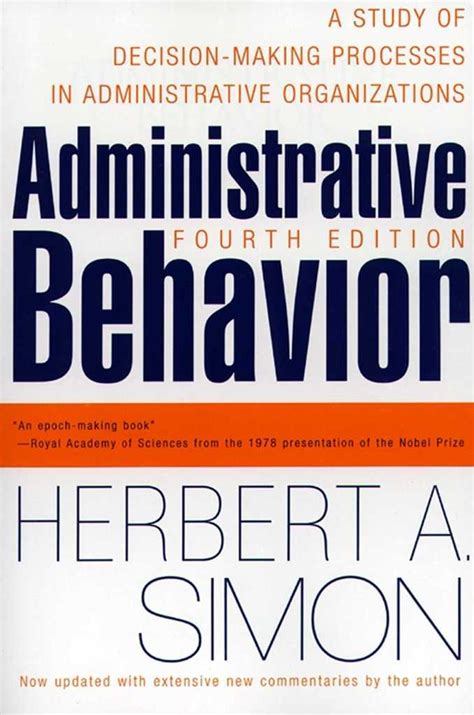 pdf free administrative behavior 4th PDF