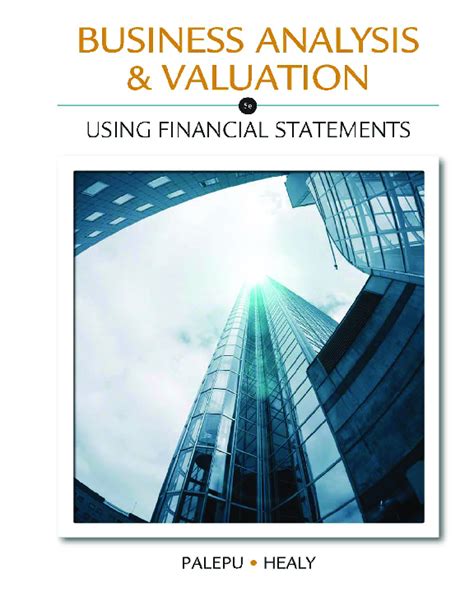 pdf free business analysis valuation Doc