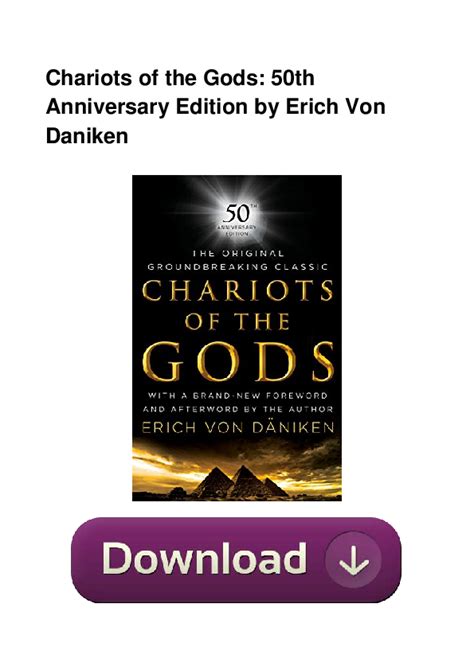 pdf free chariots of gods 50th Doc