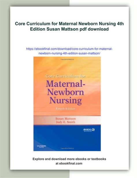 pdf free core curriculum for maternal Doc