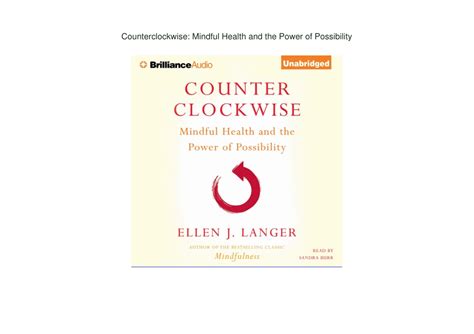 pdf free counterclockwise mindful Epub