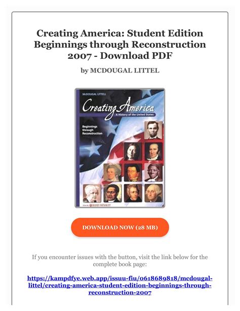 pdf free creating america beginnings PDF