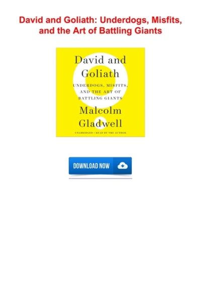 pdf free david and goliath underdogs Epub