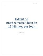 pdf free download dresser son chien book Epub