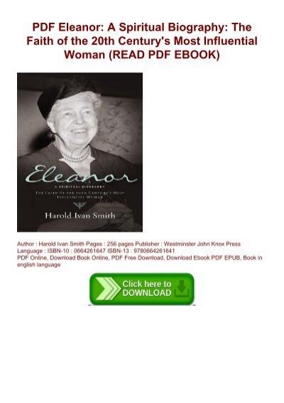 pdf free eleanor spiritual biography Reader