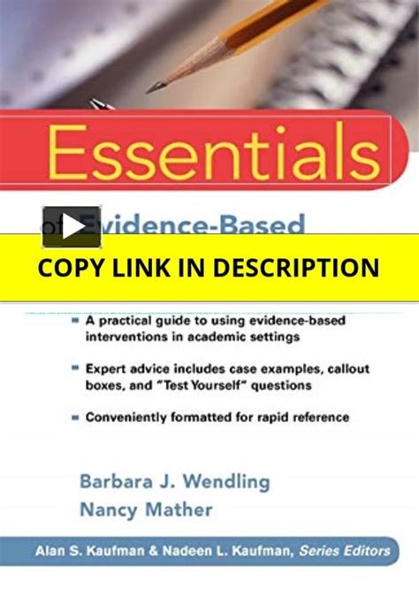 pdf free essentials of evidence based Kindle Editon