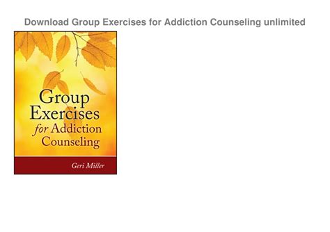 pdf free group exercises for addiction Reader