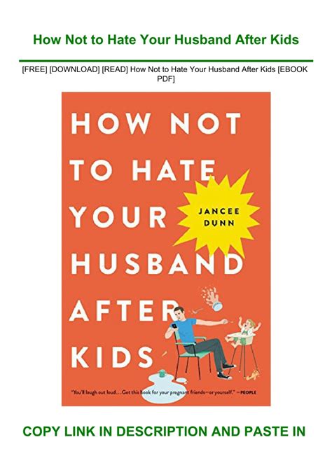 pdf free how not to hate your husband Epub