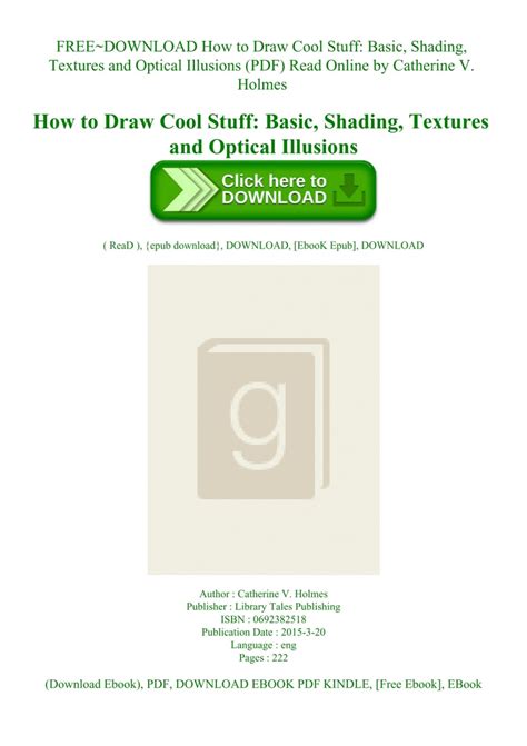 pdf free how to draw cool stuff shading Kindle Editon