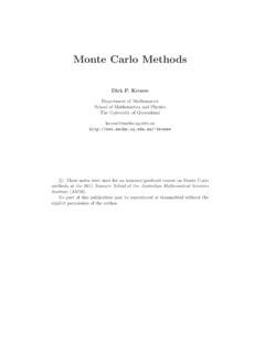 pdf free monte carlo methods in Reader